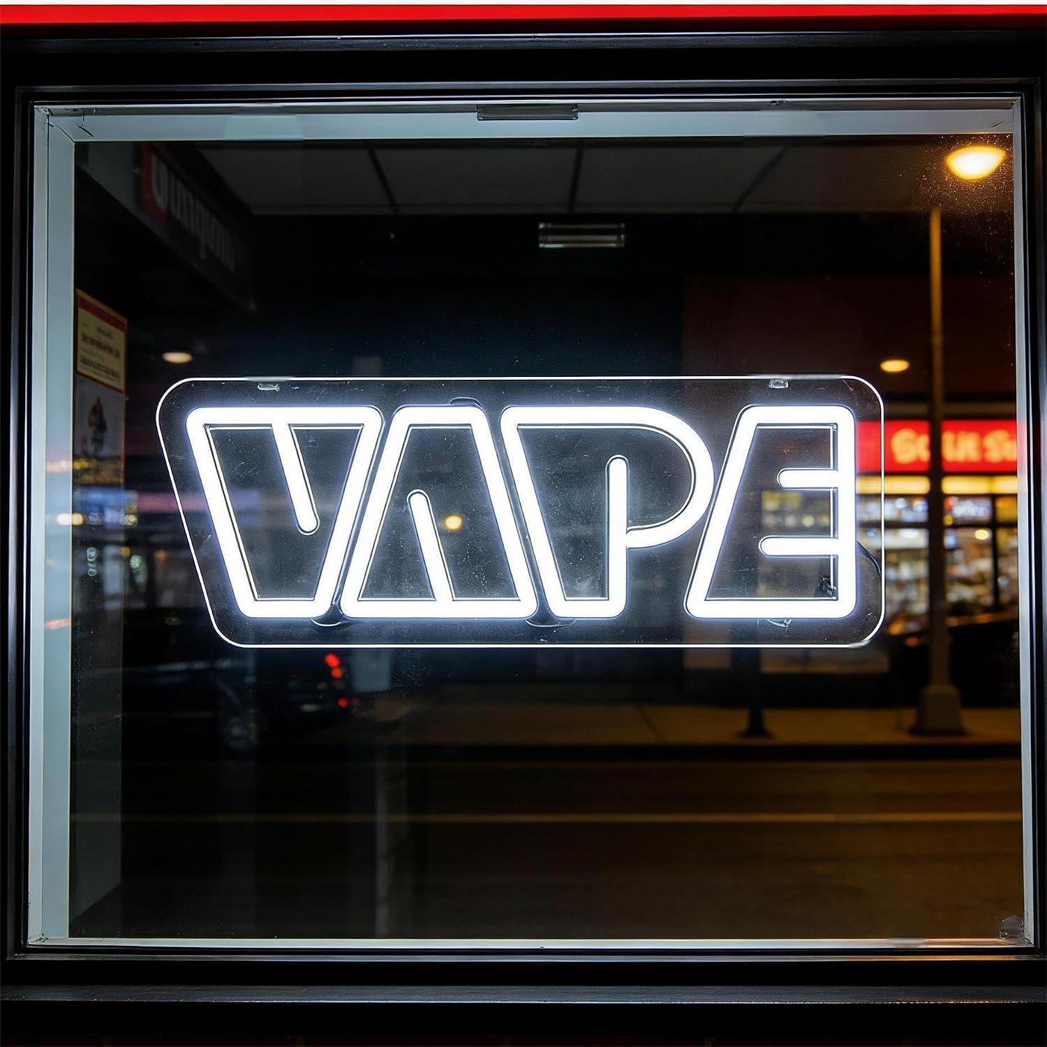 Vaping Store - VAPE Neon Sign USB Dimmable LED
