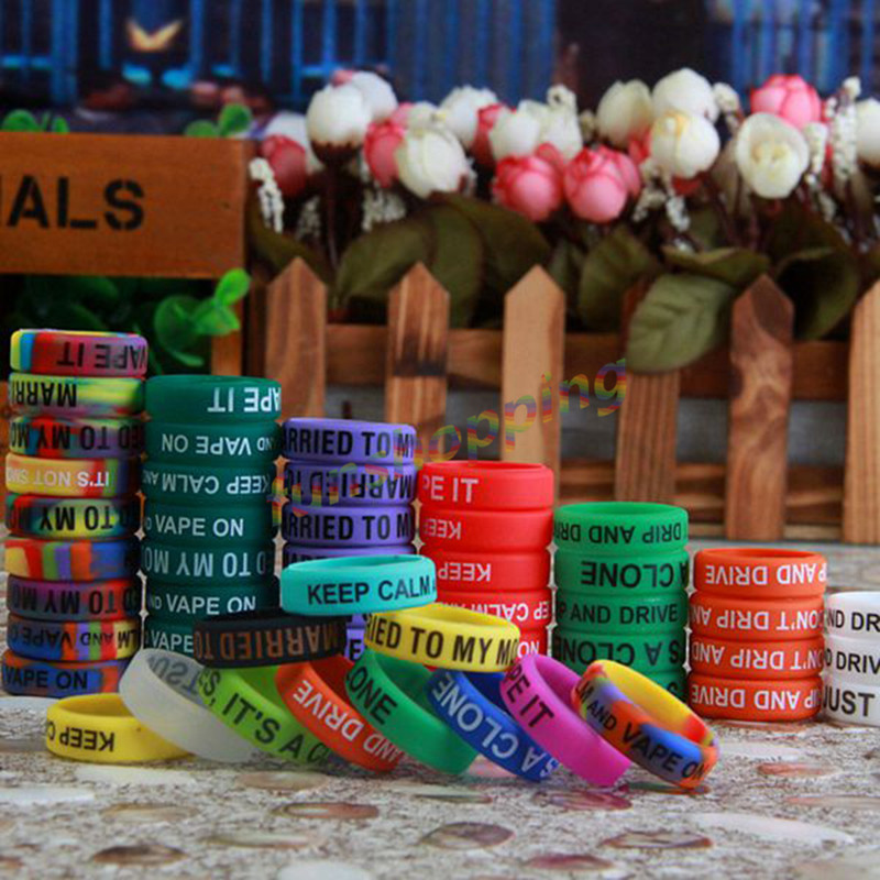 Vape Band Silicone - 10 Cái/lốc Nhiều Màu Chống Trơn