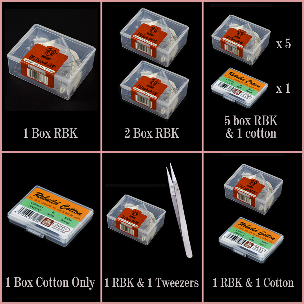 Ban Đầu VAPJOY Tự Xây Dựng Lại - đánh giá và giá Vape Coil Replacement