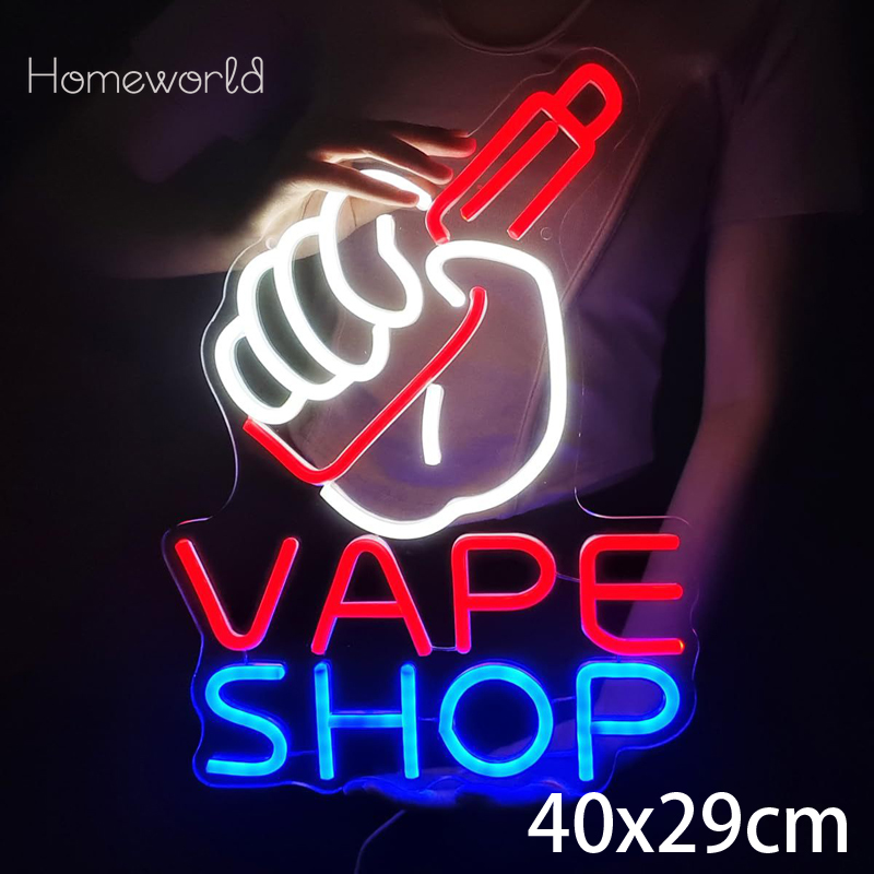 VAPE Shop Neon Sign for Smoke  - đánh giá và giá Vaping Store