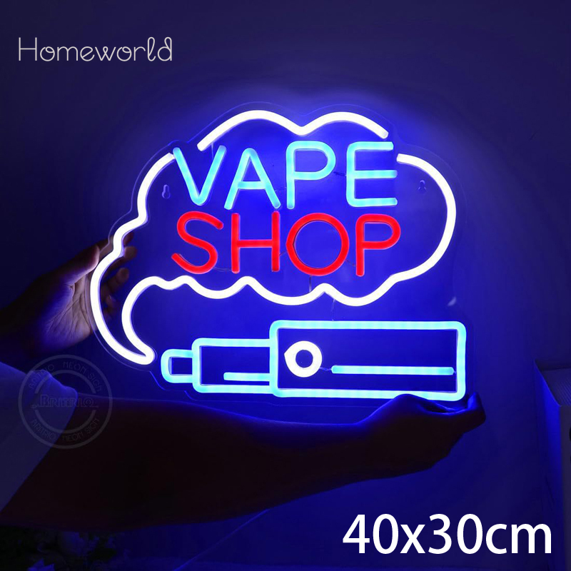 VAPE Shop Neon Sign for Smoke  - đánh giá và giá Vaping Store
