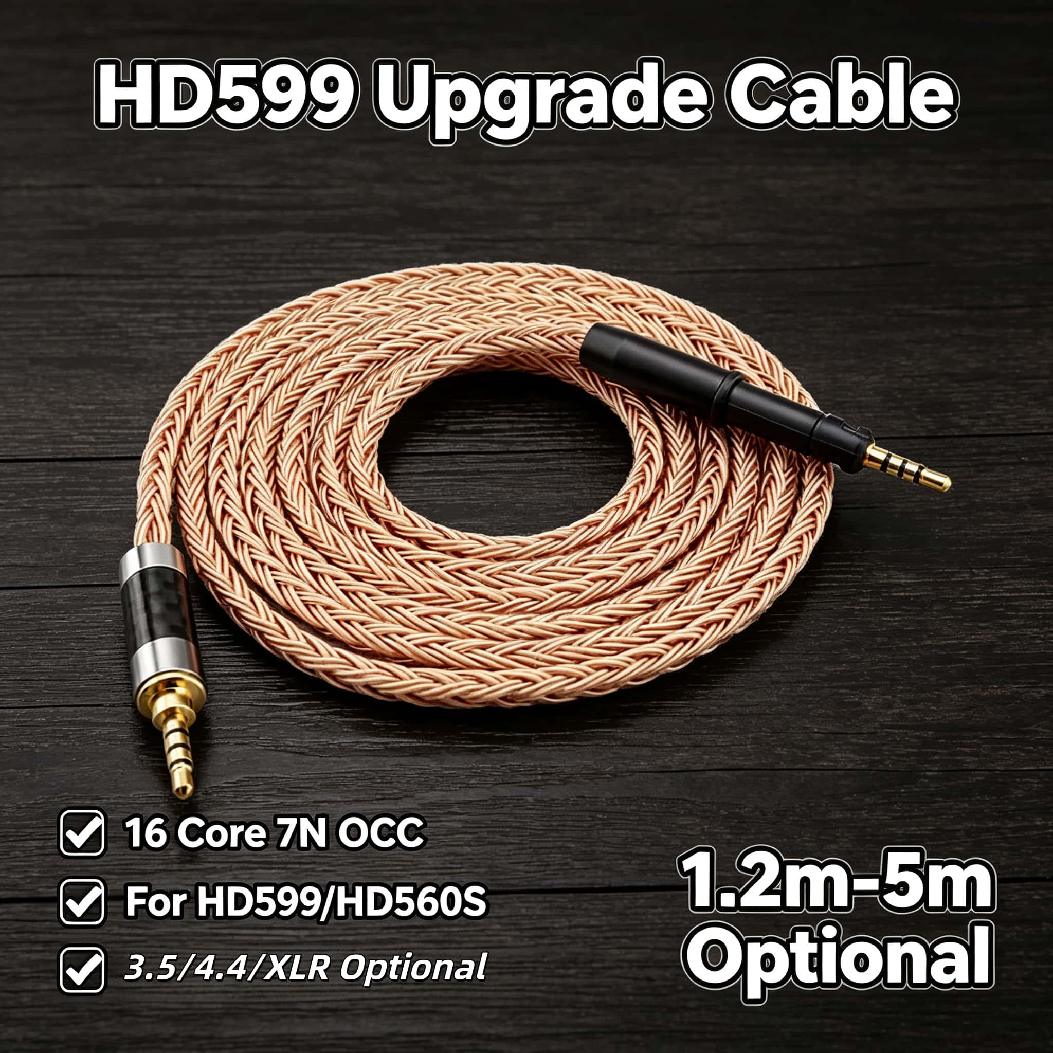 HIFI 16 Core 99% 7N OCC Earpho - đánh giá và giá Sennheiser Headphone Hd 560S