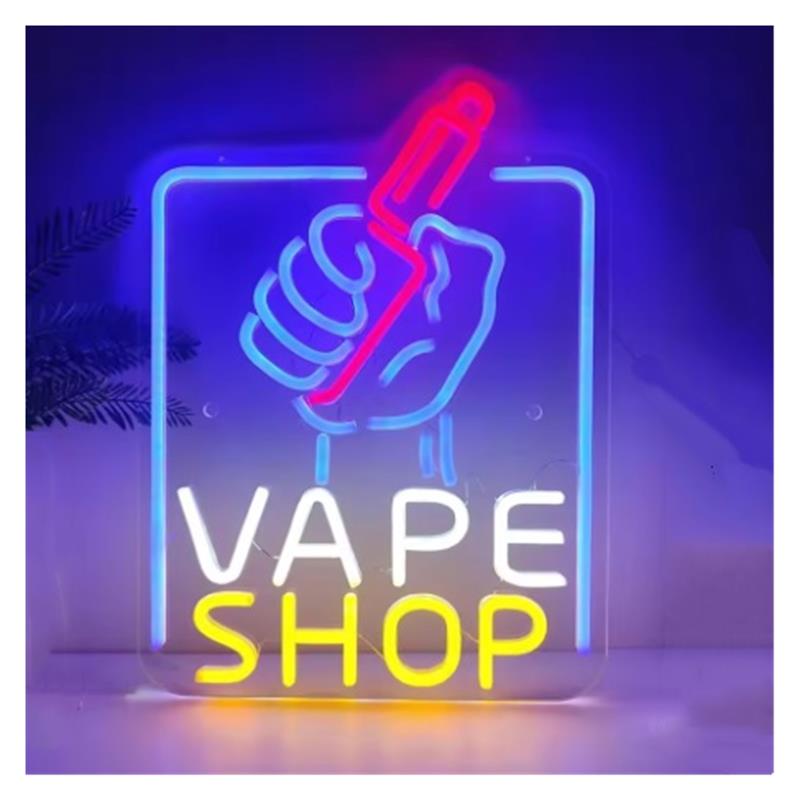 Vape Shop Neon Sign Hand Holdi - đánh giá và giá Vaping Store