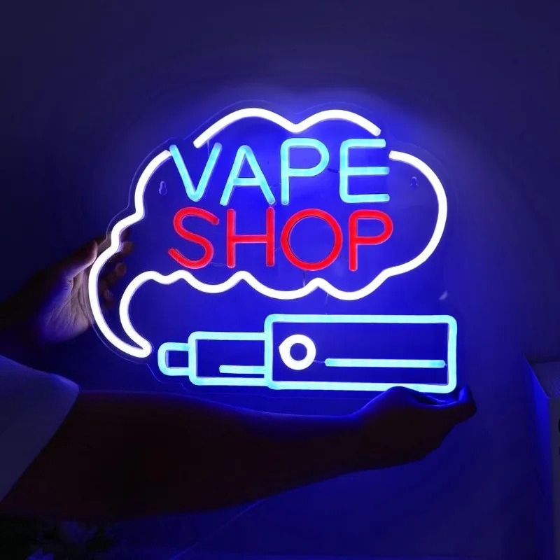 LED VAPE SHOP Smoke Neon Sign  - đánh giá và giá Vaping Store