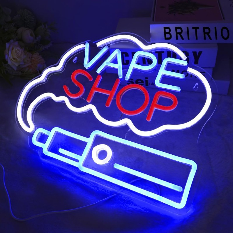 LED VAPE SHOP Smoke Neon Sign  - đánh giá và giá Vaping Store