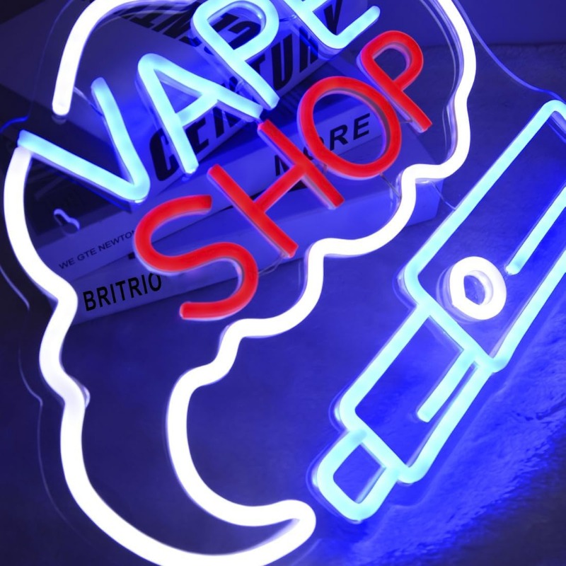 LED VAPE SHOP Smoke Neon Sign  - đánh giá và giá Vaping Store