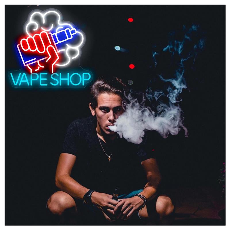 Vape Shop Neon Sign Hand Holdi - đánh giá và giá Vaping Store
